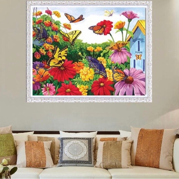 Diamond Painting Flowers Diamond Art Full Drill Diamond Painting Kits - Picture 3 of 8